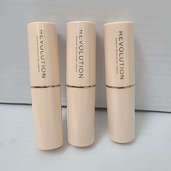 Pack of 3 Makeup Revolution Beauty Fast Base Stick Foundation F11 Sealed - Picture 1 of 4